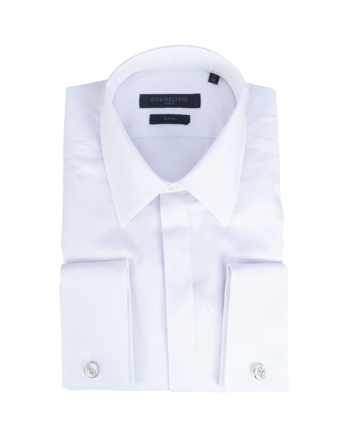 shop CORNELIANI  Camicia: Corneliani camicia in cotone elasticizzato con polso da gemelli.
Slim fit.
Abbottonatura nascosta.
Composizione: 97% cotone 3% elastan.
Fabbricato in Romania.. 91P900 3191463-028 number 9151943